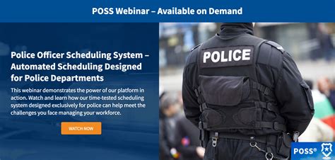 police officer scheduling system vcs